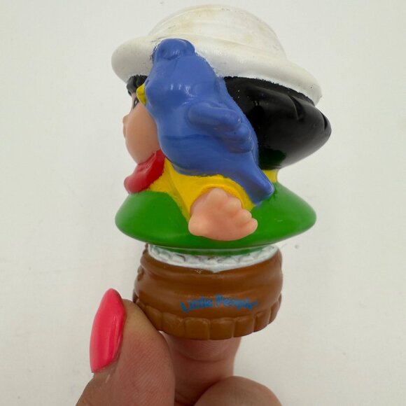 Vintage Fisher Price Little People Sonya Lee Safari Figure Zoo Keeper 2.5” tall - Picture 2 of 5